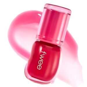 🍭Fwee Pink Candy 30% 3D Voluming Gloss- natural glow bright pink non-sticky